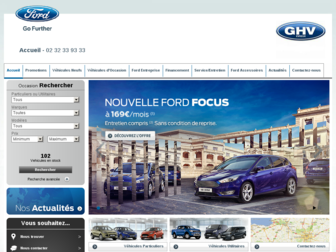 ford-ghv.fr website preview