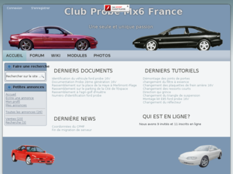ford-probe.fr website preview