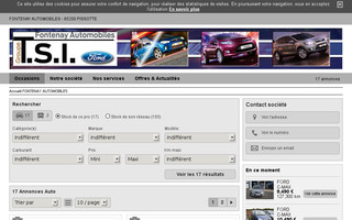 fordfontenayoccasions.com website preview