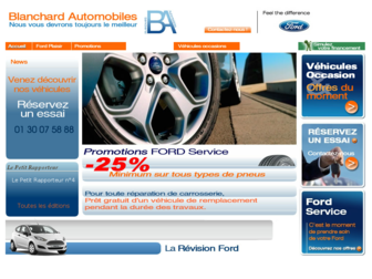 blanchard-automobiles.fr website preview