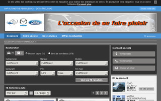 gapautomotiveperigueux.com website preview
