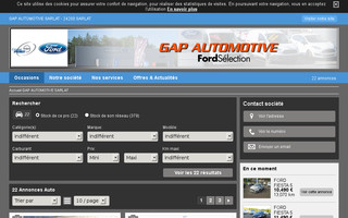gapautomotivefordsarlat.com website preview
