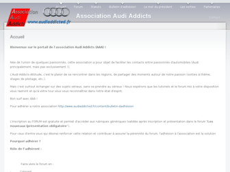 audiaddicted.fr website preview