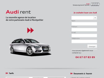 location-audi-montpellier.fr website preview