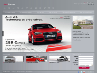 audi-chartres.fr website preview