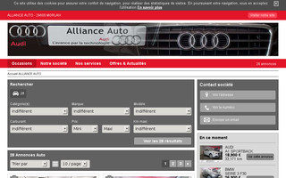allianceauto-morlaix.com website preview