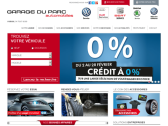 garageduparc-automobiles.com website preview