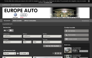 europeautoperpignan.com website preview