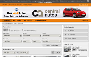 vw-occasion-lyon.com website preview
