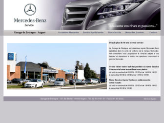 mercedes-angers.fr website preview
