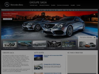 saga.mercedes.fr website preview