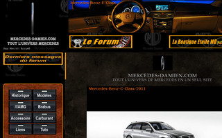mercedes-damien.com website preview