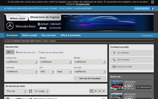 mercedesoccasion-cognac.com website preview
