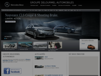 delourmel.mercedes.fr website preview