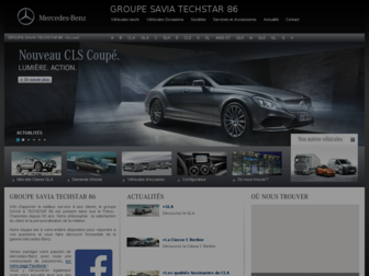 savia.mercedes.fr website preview