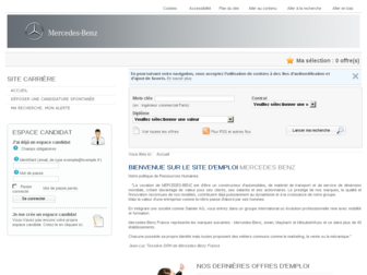 career.mercedes-benz.fr website preview