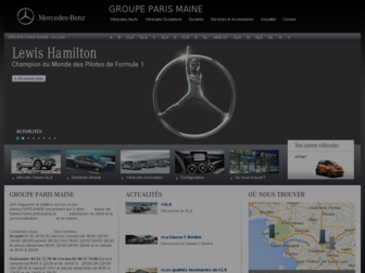 paris-maine.mercedes.fr website preview