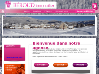 beroud-immobilier.com website preview