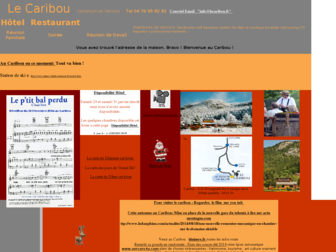 lecaribou.fr website preview