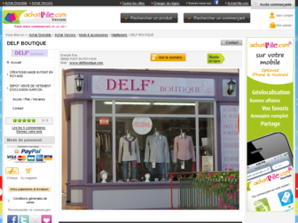 delfboutique.com website preview
