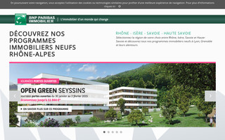 rhonealpes.bnpparibasimmo.fr website preview