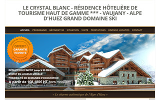 lecrystalblanc.fr website preview