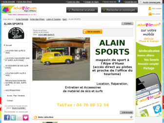 alain-sports.fr website preview