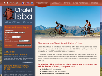 chaletisba-alpedhuez.com website preview
