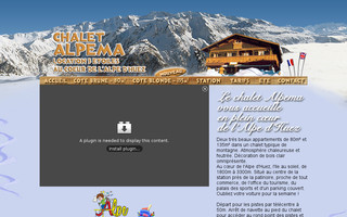 chalet-alpema.fr website preview