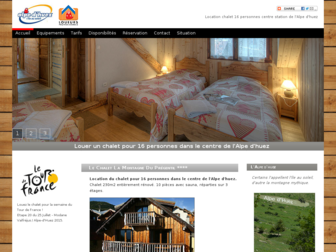 location-chalet-centre-alpedhuez.com website preview