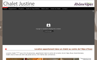 chalet-justine.com website preview