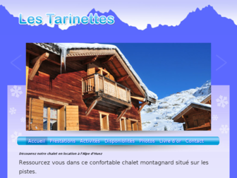 chalet-alpe-dhuez.com website preview