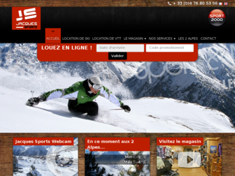 sport2000-les2alpes.com website preview