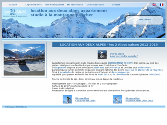 location-deux-2-alpes.com website preview