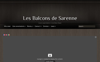 lesbalconsdesarenne.com website preview