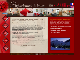 les2alpes-location-appart.com website preview