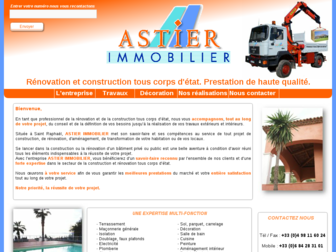 astier-immobilier.fr website preview