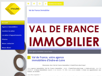 val-de-france-immobilier-37.fr website preview