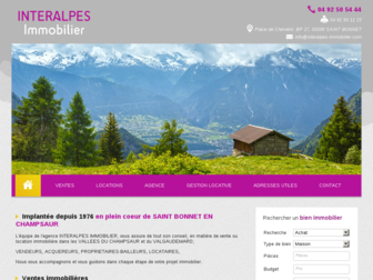 interalpes-immobilier.com website preview