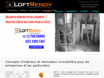 loftrenov.fr website preview