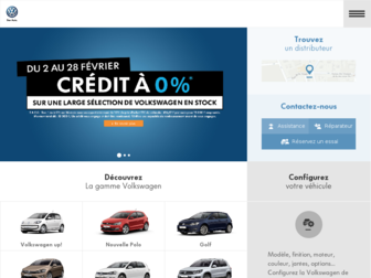 mobile.volkswagen.fr website preview