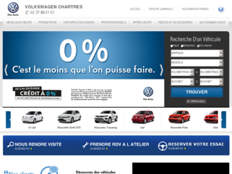 volkswagen-chartres.fr website preview