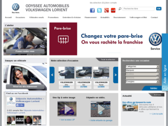 odyssee-automobiles-lorient.fr website preview