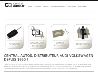 centralautos.fr website preview