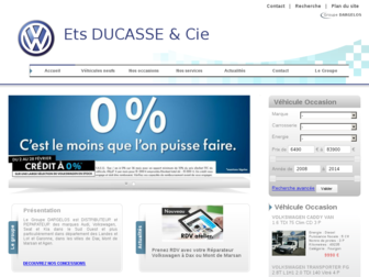 volkswagen-dargelos.com website preview
