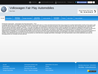 garage-fairplay-volkswagen-paris.fr website preview