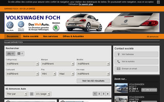 garagefoch-occasions.com website preview