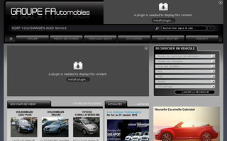 groupefautomobiles.fr website preview