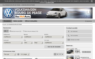 geninautomobiles-bourgdepeage.com website preview