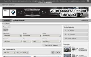 bmw-occasions-nice.com website preview